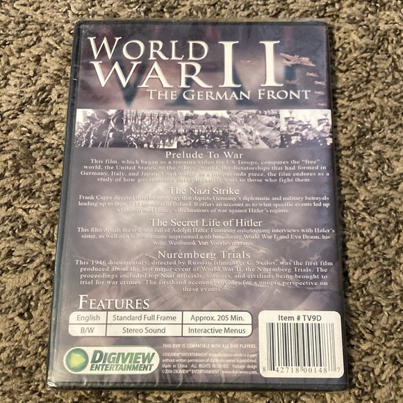 World War II The German Front - NEW & SEALED (DVD, 2006). - Picture 2 of 2